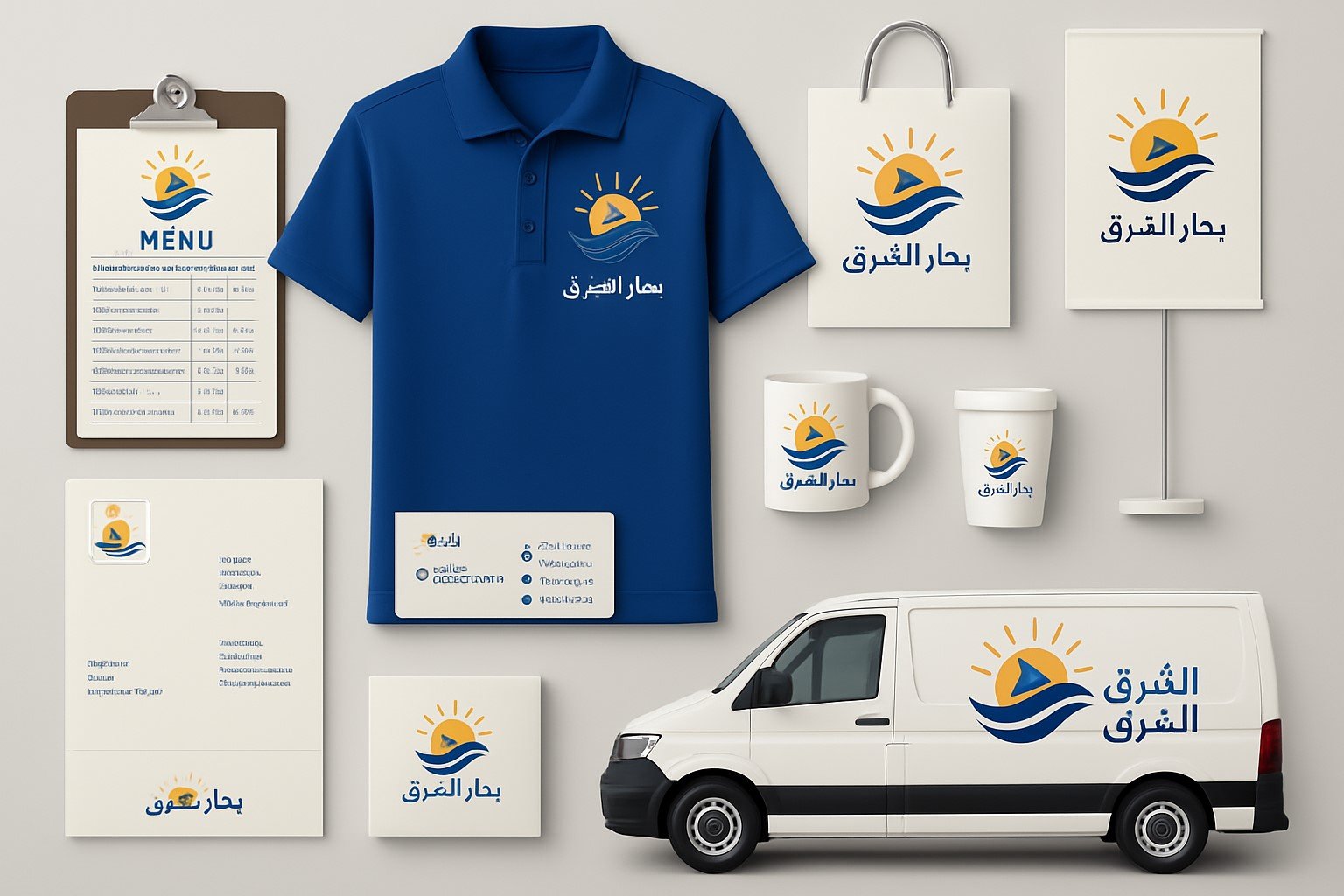 تصميم هوية شركة التقدم